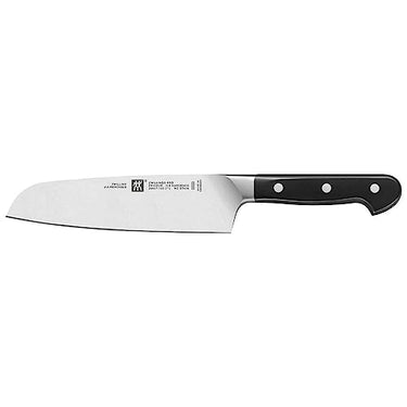 ZWILLING Pro Santoku knife, 18 cm, special stainless steel, razor edge finish, 3-rivet plastic handle, black on sale